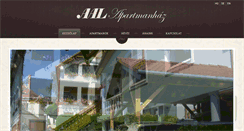 Desktop Screenshot of apartman-heviz.hu